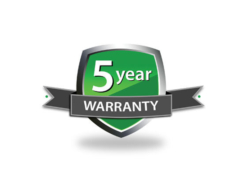 5 year warranty symbol