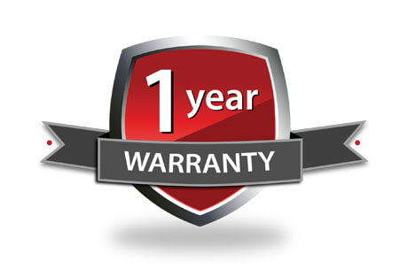 logo for 1 year warranty