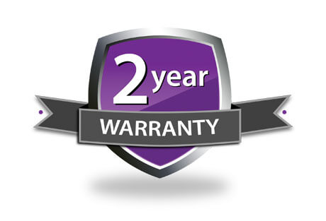 Logo for 2 year warranty