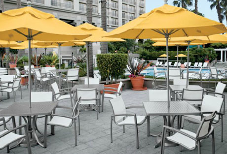 Tropitone Elance Stacking Cafe’ Chair resort