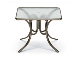 Telescope Casual 36" square glass table