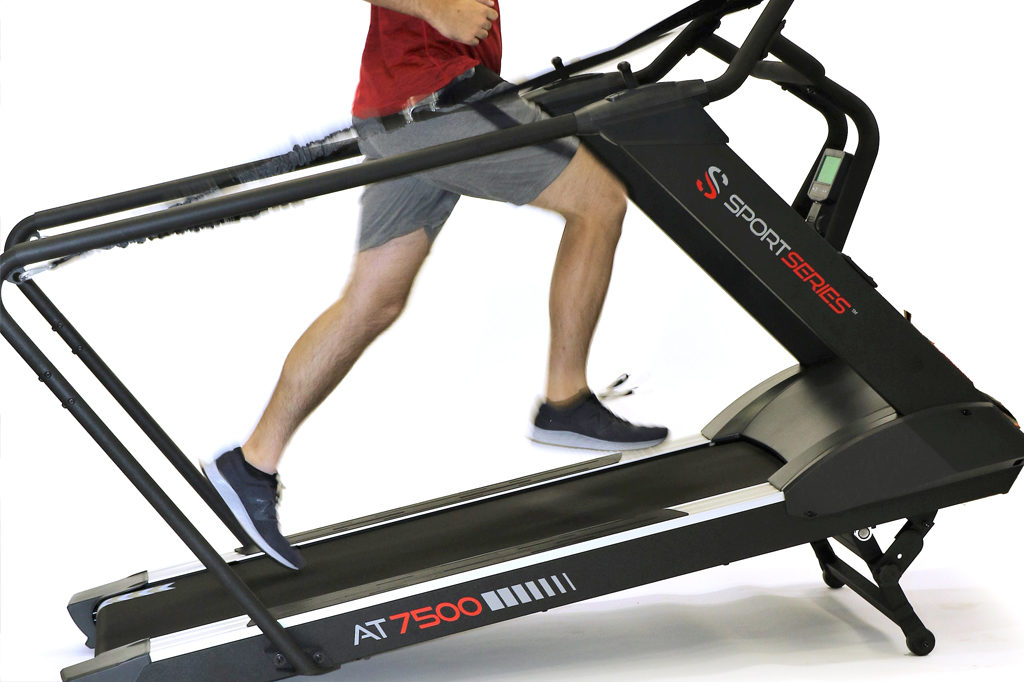 man jogging on a Sport Series AT7500 Athletic Trainer