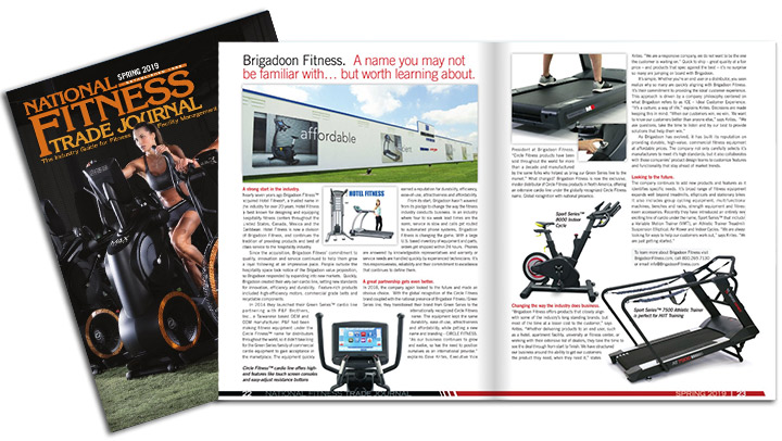 Read more about the article Brigadoon Fitness Featuring in the Spring Edition National Fitness Trade Journal Magazine