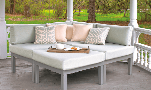 Ash Armless Sectional