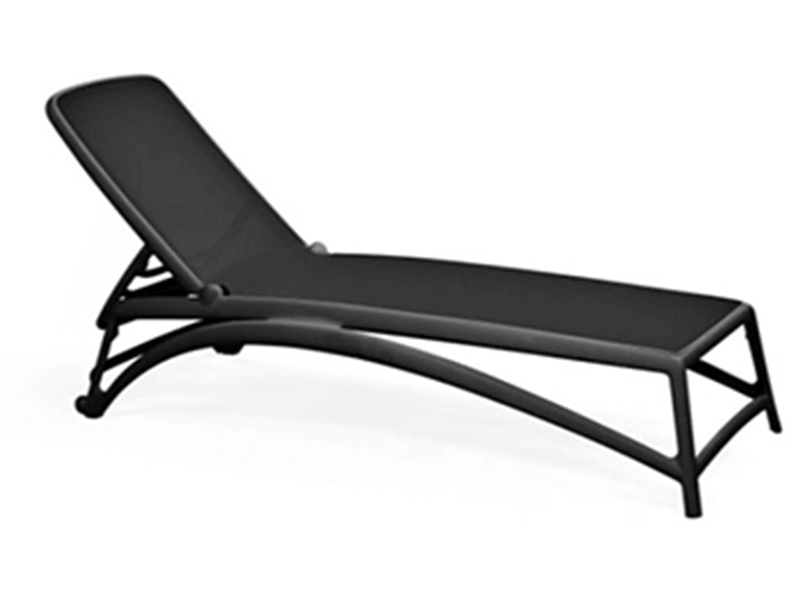 Nardi Atlantico Chaise Lounge in black