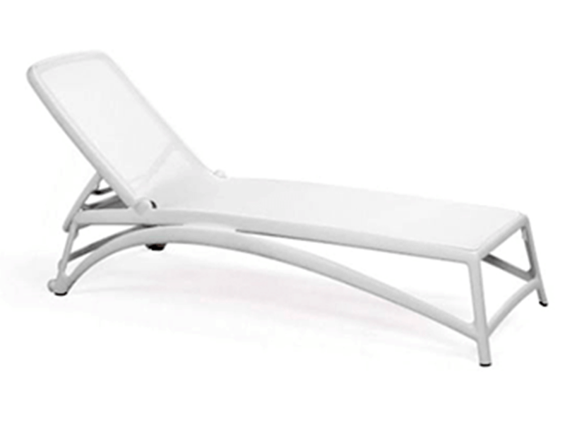 Nardi Atlantico Chaise Lounge in white