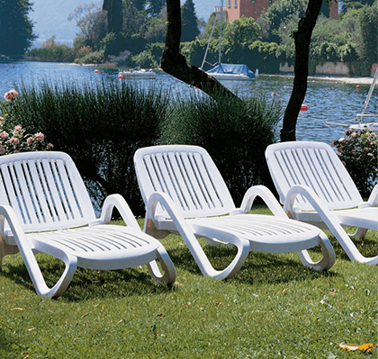 Nardi Eden - Chaise/Sunlounger with Arms