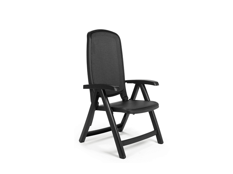 Nardi Delta Folding Adjustable Chair in black