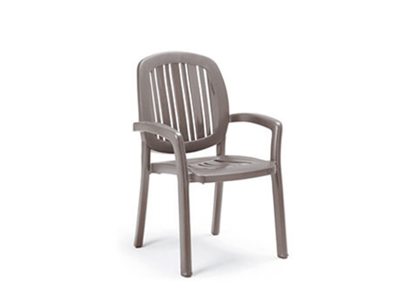 Nardi Ponza Stacking Dining Chair in grey
