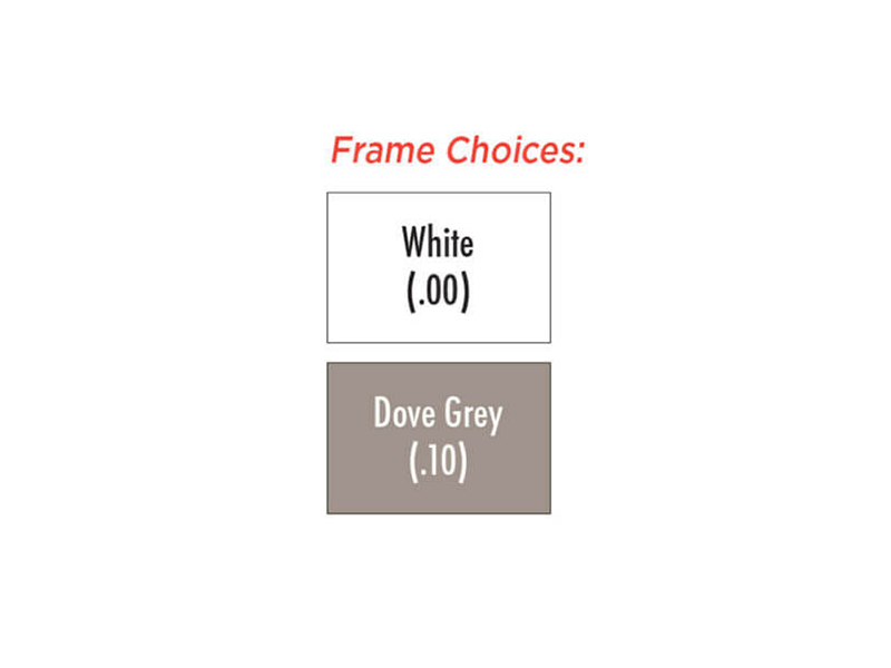 Frame color choices for Nardi tables