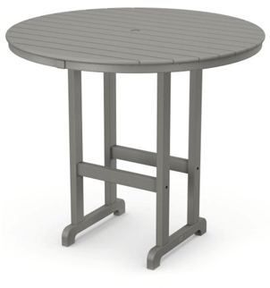 Polywood 48" Round Bar Table by Orange Italia