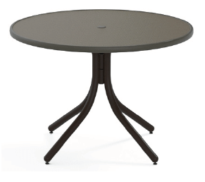 Telescope Casual 42 Round Dining Table with Hammered MGP top - TEL-T90-2W5LEG
