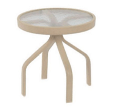 Windward Design Acrylic Top Side Table