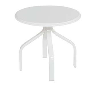 Windward Design 19" Polymer Top Round Side Table by Orange Italia