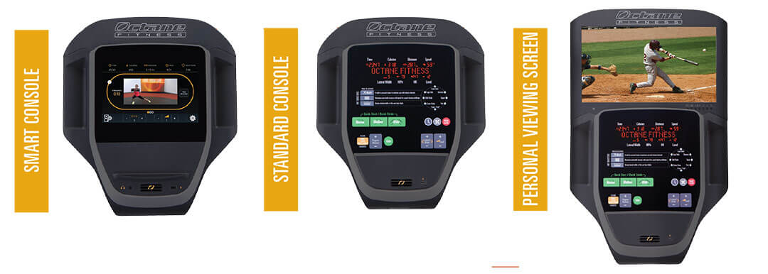 Octane Fitness Lateral X Elliptical consoles