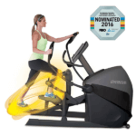 Woman exercising on an Octane Fitness XTone