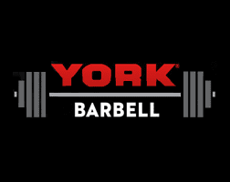 square logo for York Barbell