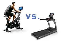 bike versus treadmill