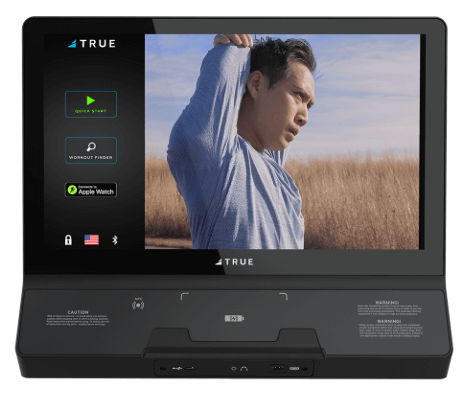 console for true fitness treadmills with video
