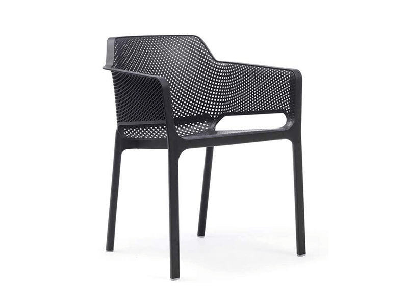 Nardi Net Stacking Dining Chair in black