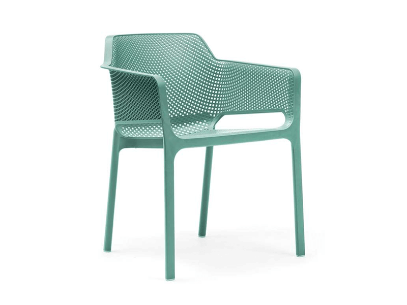 Nardi Net Stacking Dining Chair in green