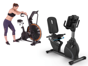 Octane Fitness AirDyneX bike and True Fitness RC900