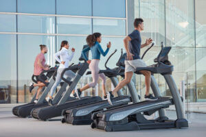 True Fitness treadmills with an incline