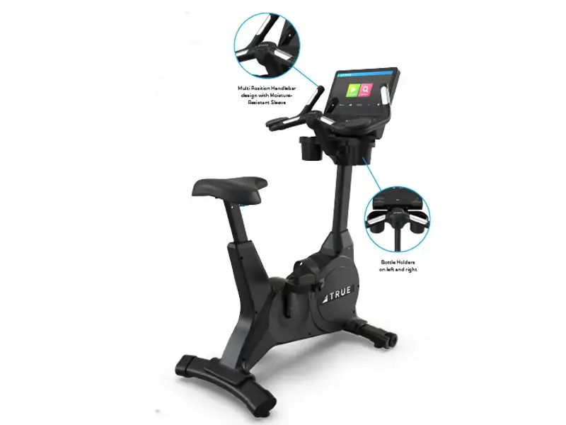 True Fitness Gravity Series Upright Bike features