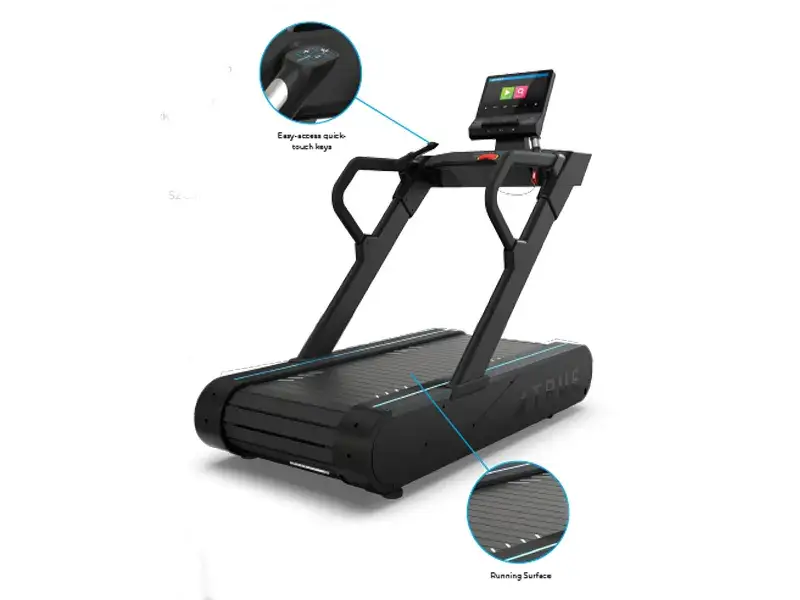 True Fitness Vapor Series Styker Slat Treadmill features