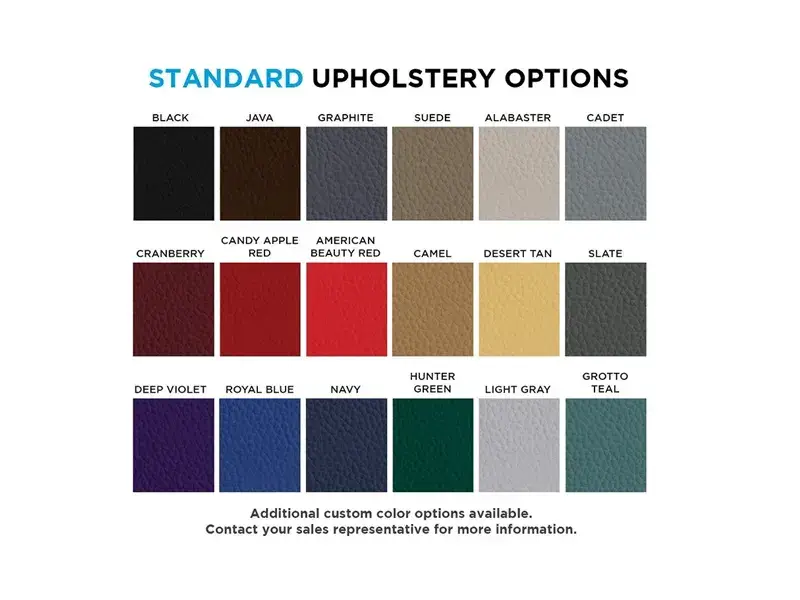 Optional Upholstery Colors