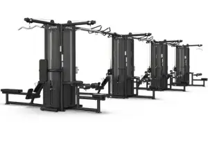 True Fitness Palladium Series 4 Modular Frames with Triple Cable Crossovers